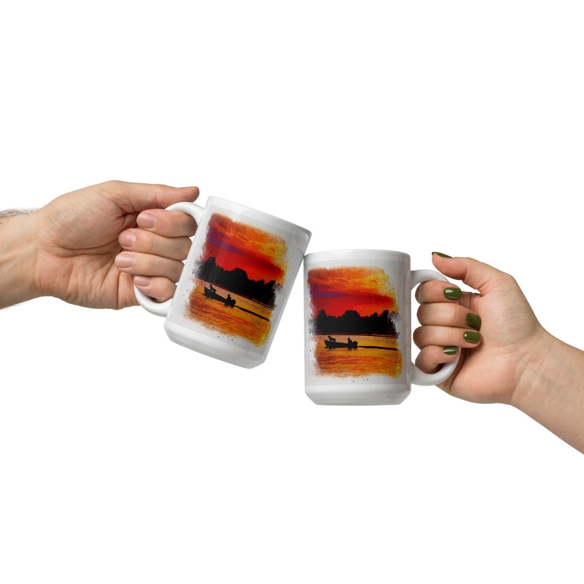 Sunset on the Lake Mug - DoggyLoveandMore