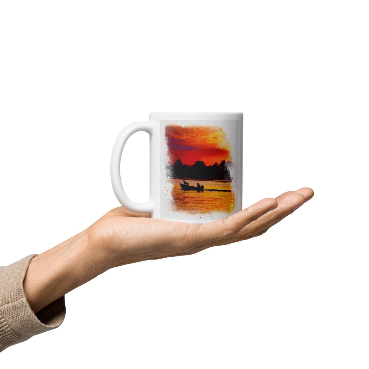 Sunset on the Lake Mug - DoggyLoveandMore