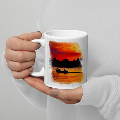 Sunset on the Lake Mug - DoggyLoveandMore