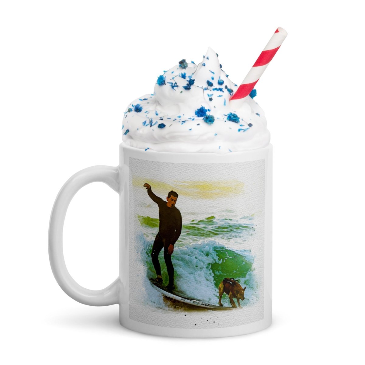 Surf Dog Mug - DoggyLoveandMore