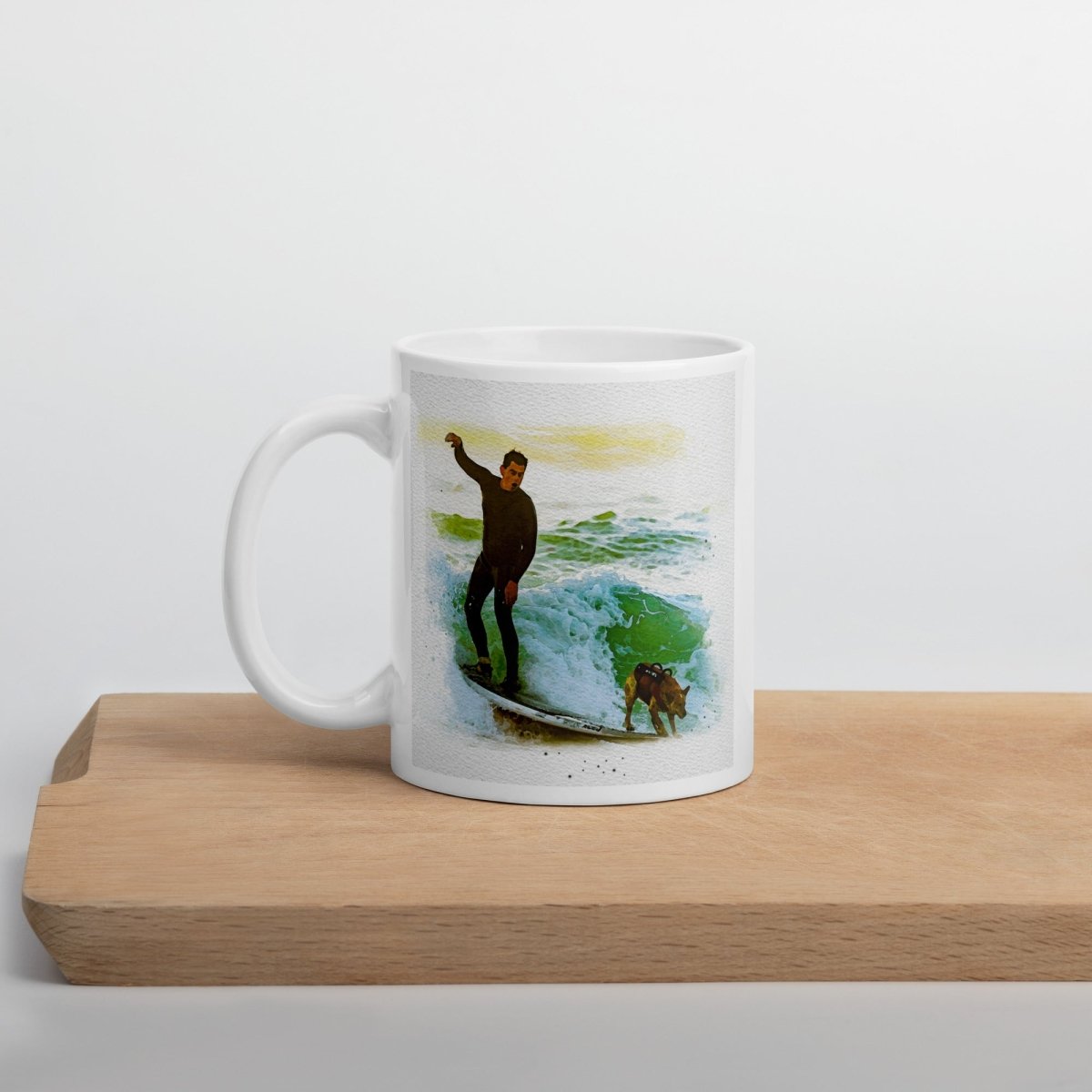 Surf Dog Mug - DoggyLoveandMore