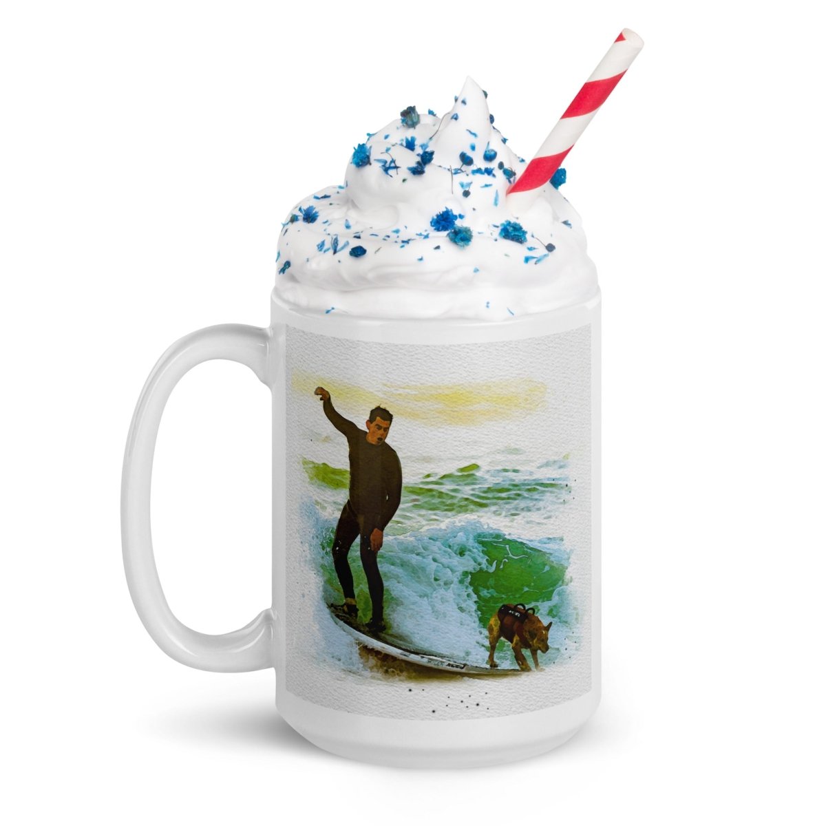 Surf Dog Mug - DoggyLoveandMore