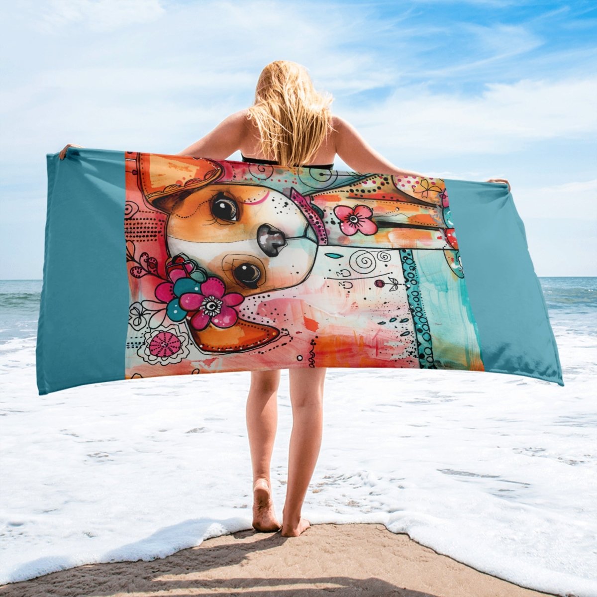 Sweet Dog Beach Towel - DoggyLoveandMore