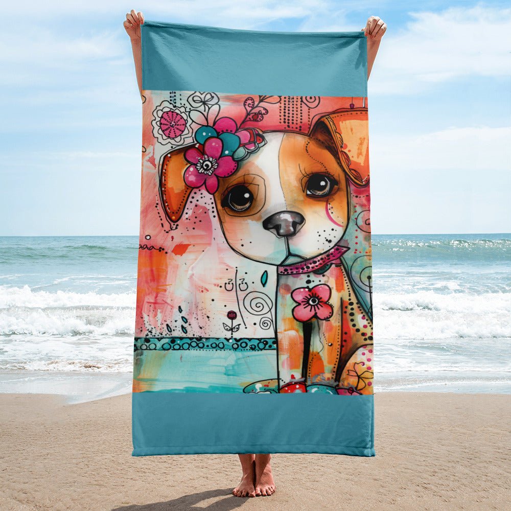 Sweet Dog Beach Towel - DoggyLoveandMore