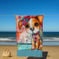 Sweet Dog Beach Towel - DoggyLoveandMore