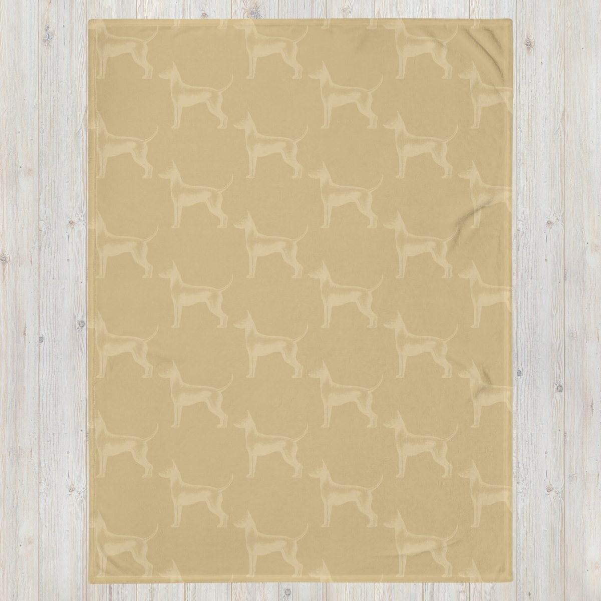 Tan Dog Lovers Throw Blanket - DoggyLoveandMore