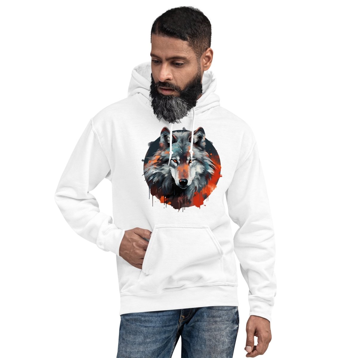 Wolf Head Hoodie - DoggyLoveandMore