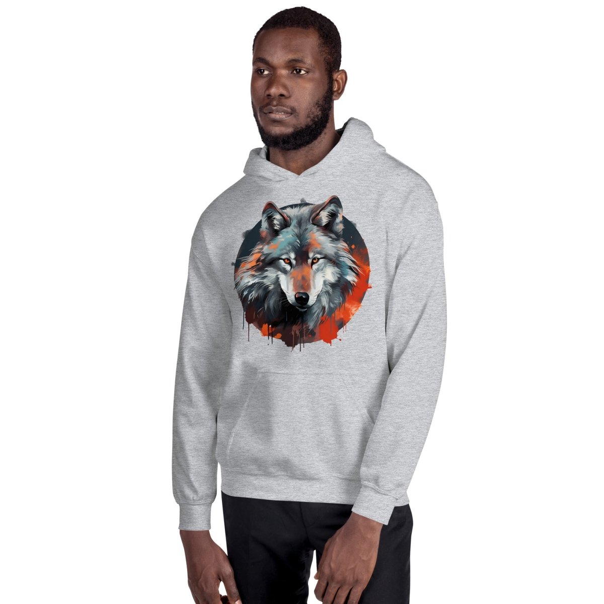 Wolf Head Hoodie - DoggyLoveandMore