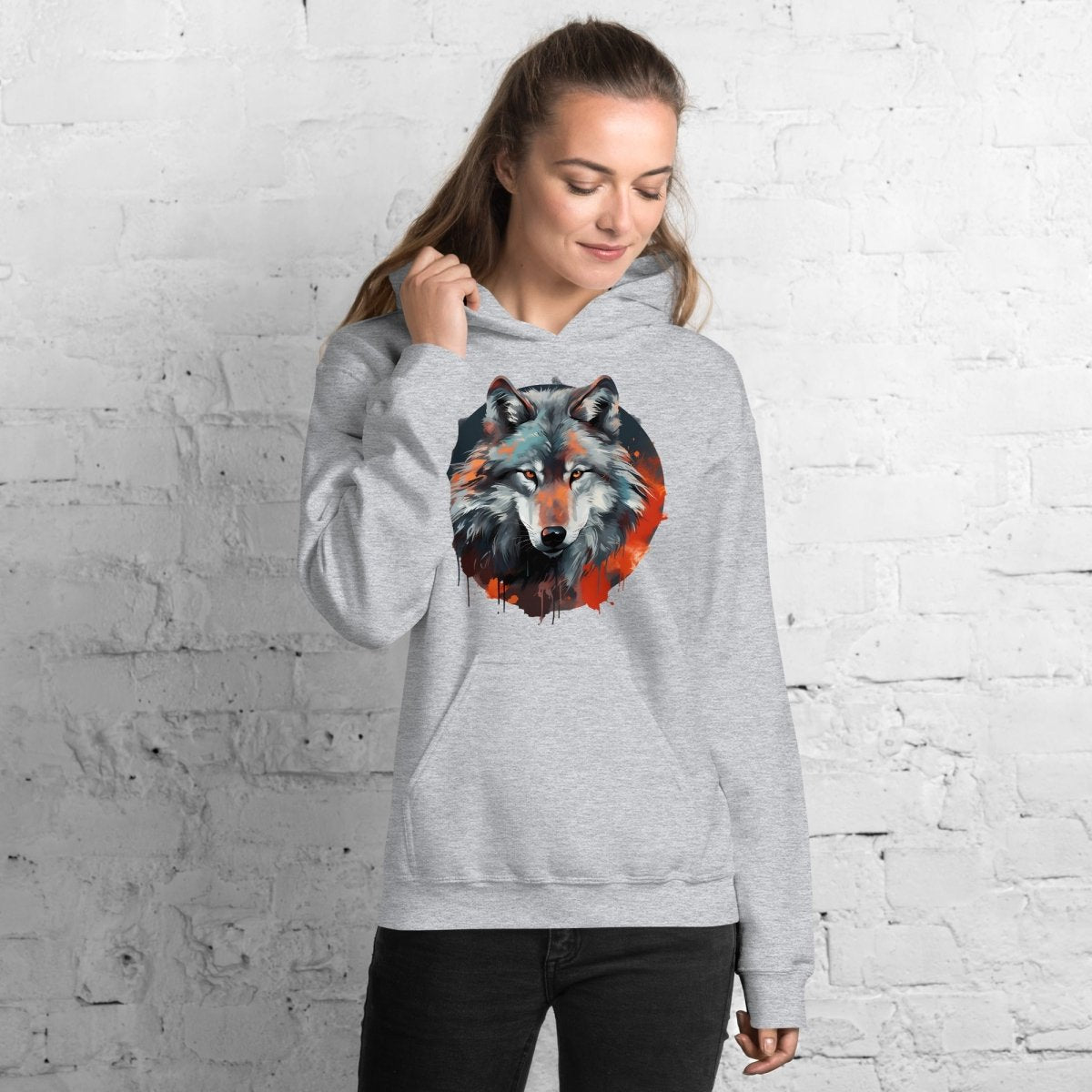 Wolf Head Hoodie - DoggyLoveandMore