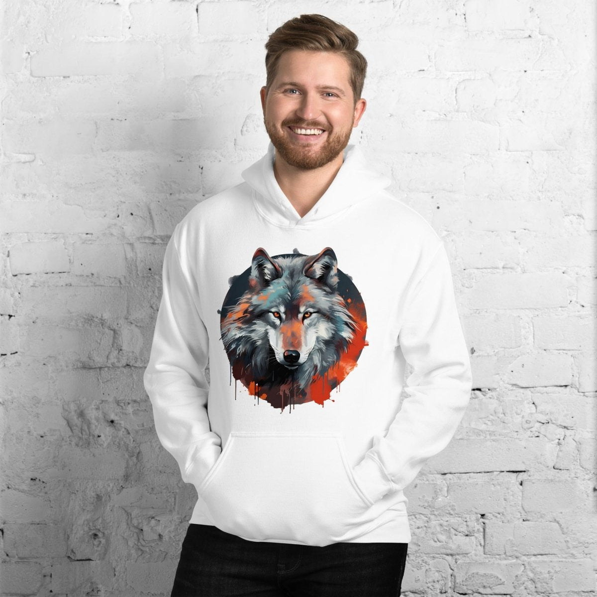 Wolf Head Hoodie - DoggyLoveandMore