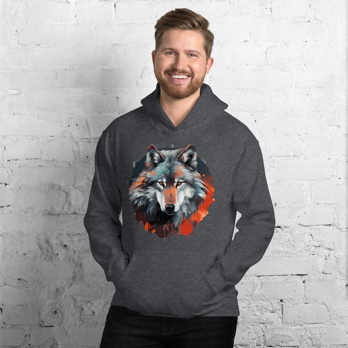 Wolf Head Hoodie - DoggyLoveandMore