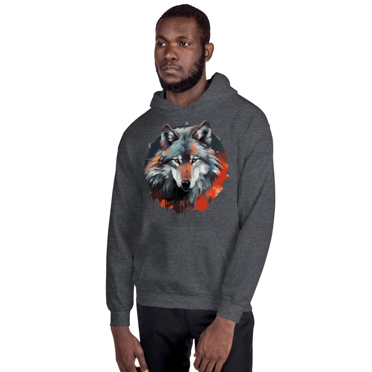 Wolf Head Hoodie - DoggyLoveandMore