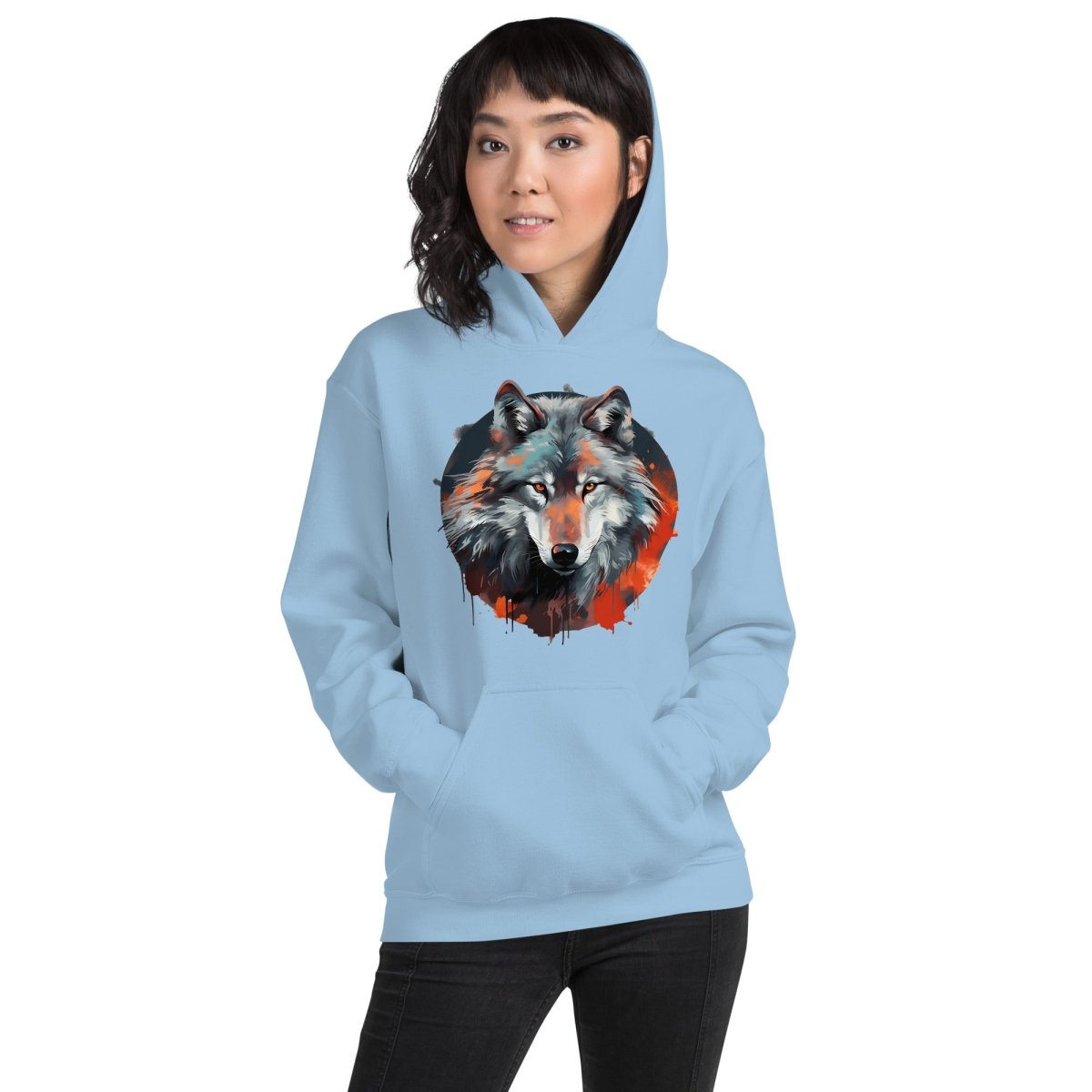 Wolf Head Hoodie - DoggyLoveandMore