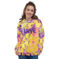 Yellow Floral Dog Mom Hoodie - DoggyLoveandMore