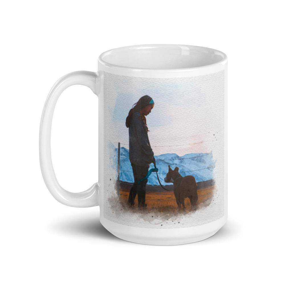 A Girl and Her Dog Mug - DoggyLoveandMore