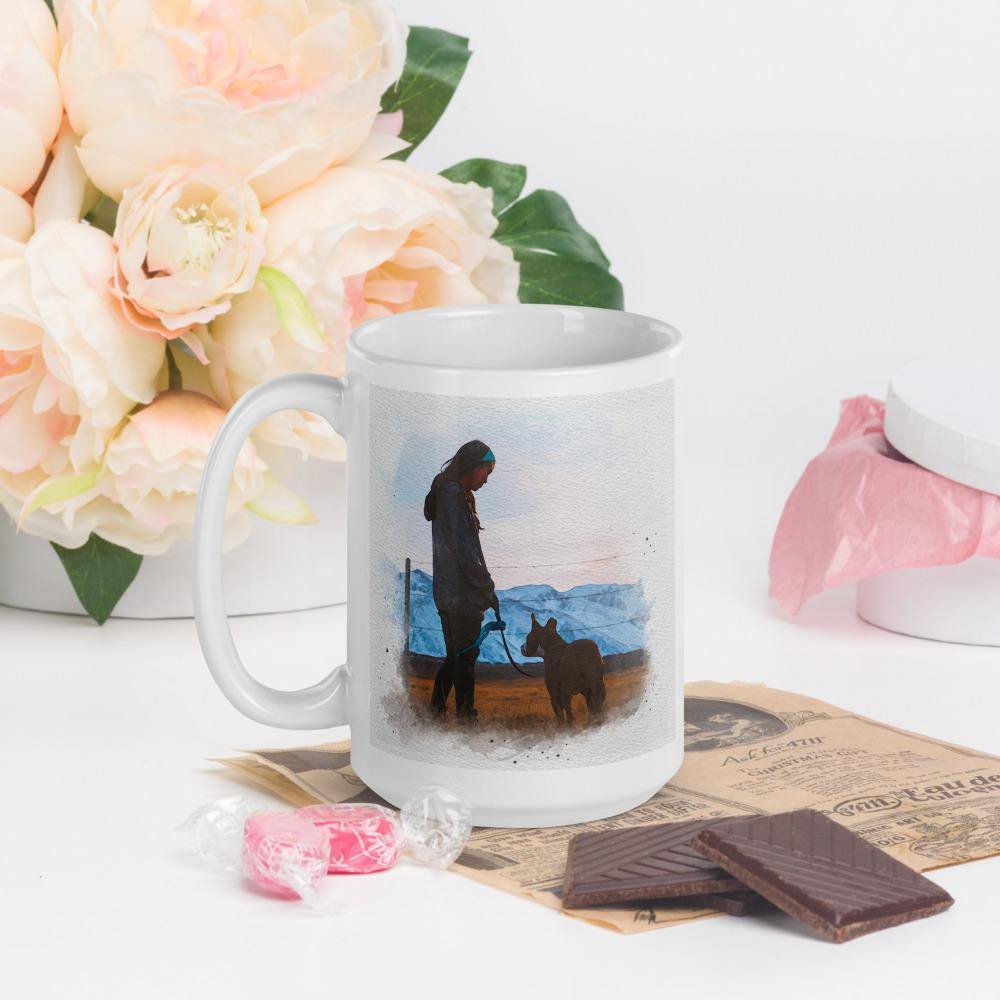 A Girl and Her Dog Mug - DoggyLoveandMore