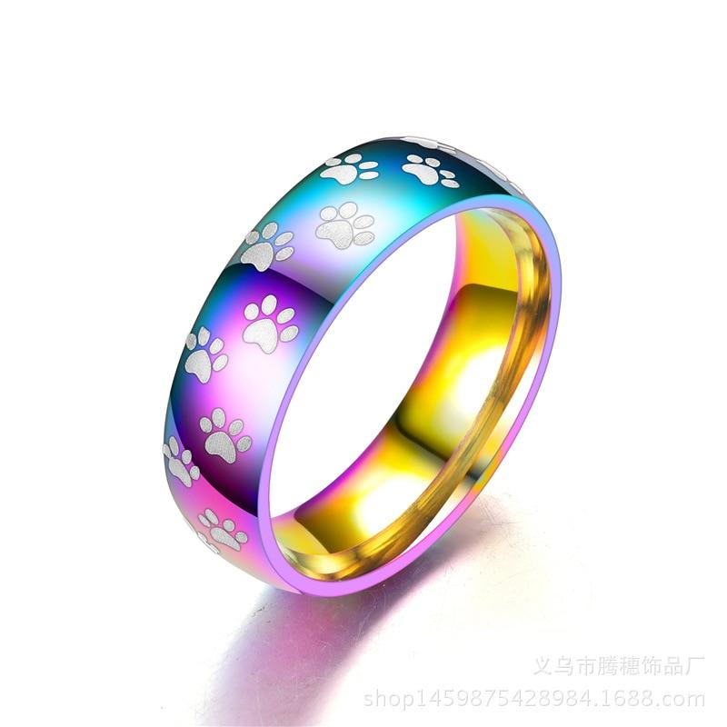 Animal Paw Print Ring - DoggyLoveandMore