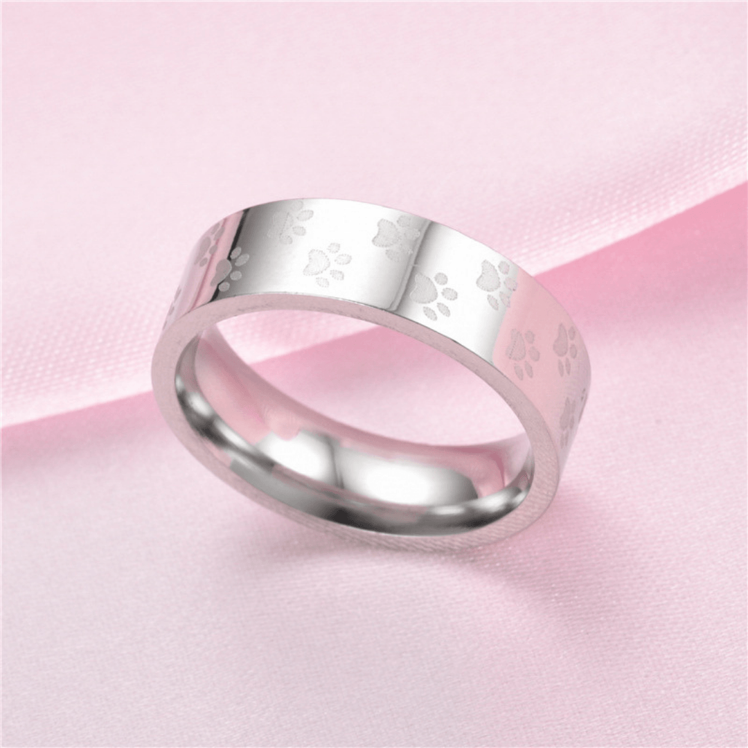 Animal Paw Print Ring - DoggyLoveandMore