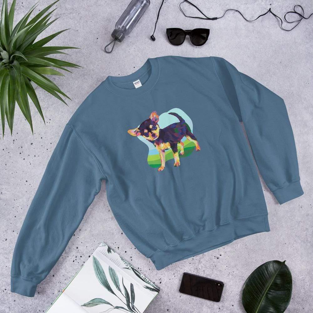 Black and Tan Chihuahua Sweatshirt - DoggyLoveandMore