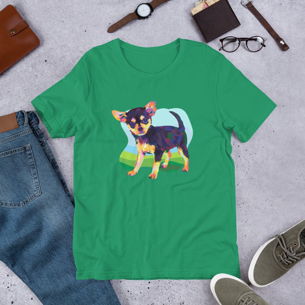 Black and Tan Chihuahua T-Shirt - DoggyLoveandMore