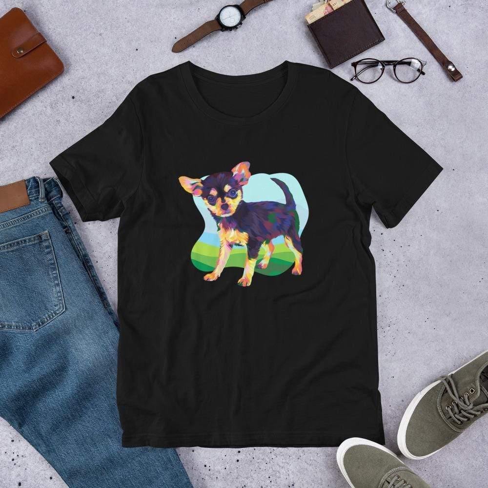 Black and Tan Chihuahua T-Shirt - DoggyLoveandMore
