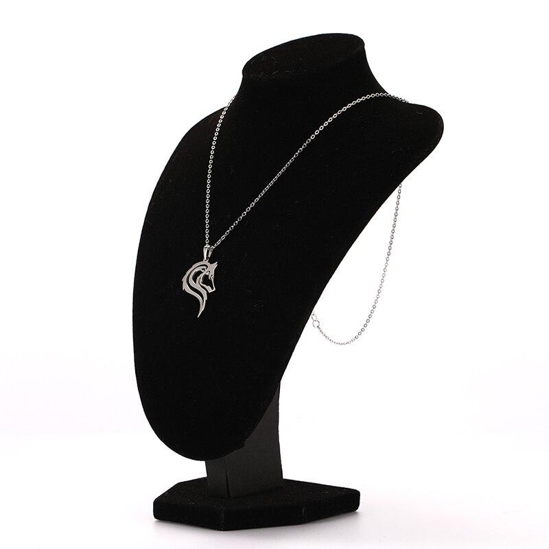 Carved Wolf Pendant Necklace - DoggyLoveandMore