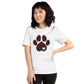 Christmas Plaid Dog Paw T-Shirt - DoggyLoveandMore