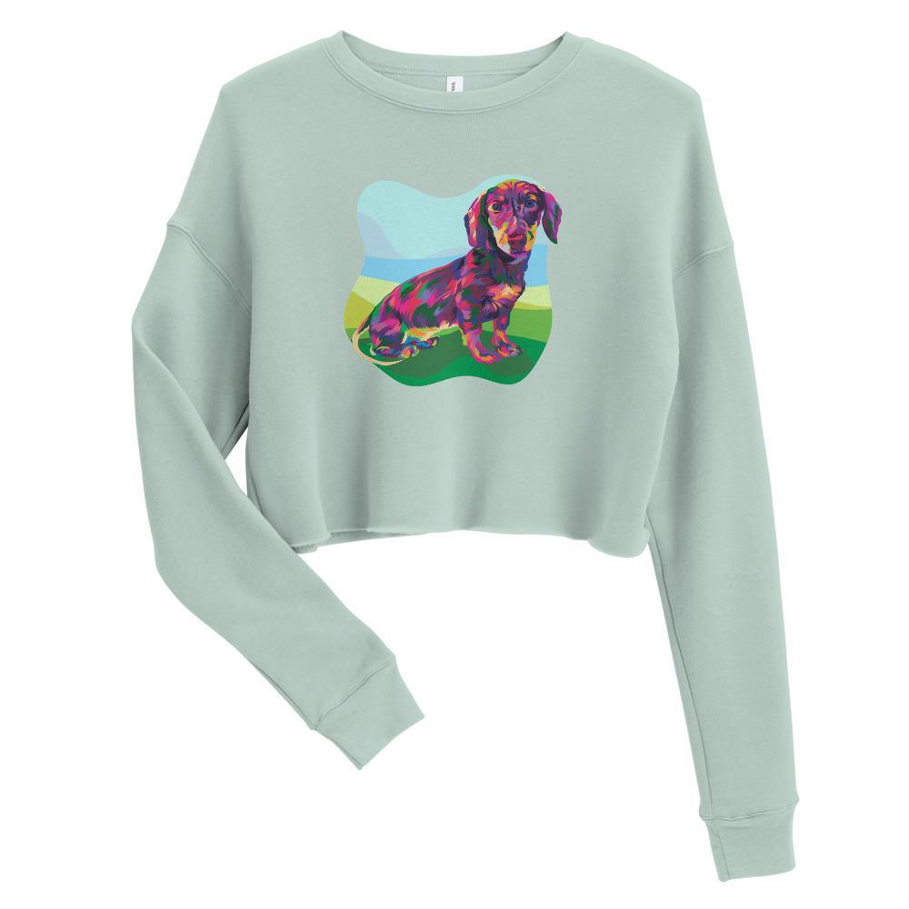 Dachshund Dog Crop Sweatshirt - DoggyLoveandMore