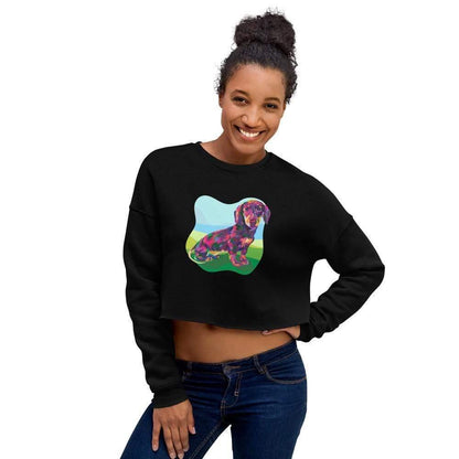 Dachshund Dog Crop Sweatshirt - DoggyLoveandMore