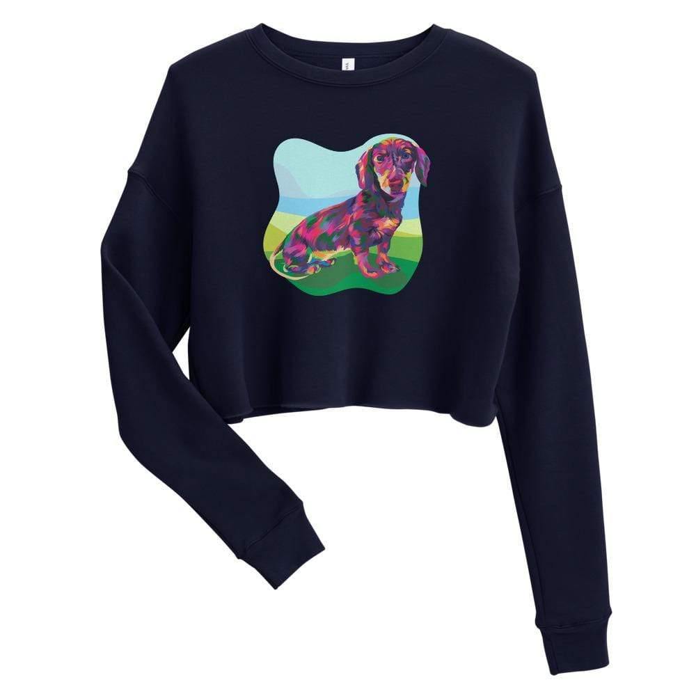 Dachshund Dog Crop Sweatshirt - DoggyLoveandMore