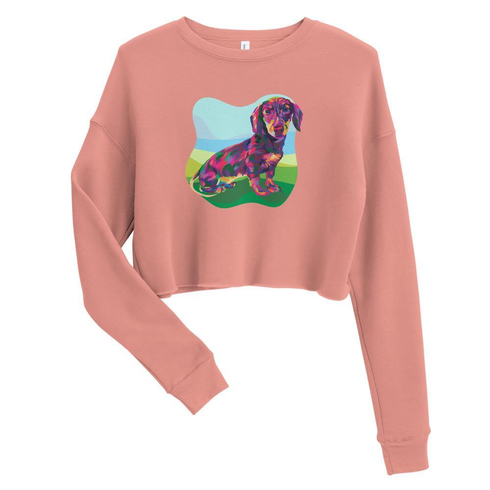 Dachshund Dog Crop Sweatshirt - DoggyLoveandMore