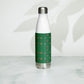 Dark Green Paw Prints Stainless Steel Water Bottle - DoggyLoveandMore