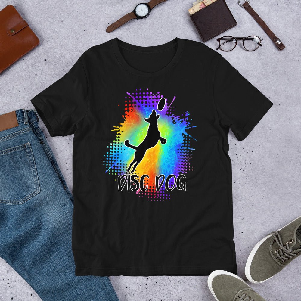 Disc Dog Splatter T-Shirt - DoggyLoveandMore