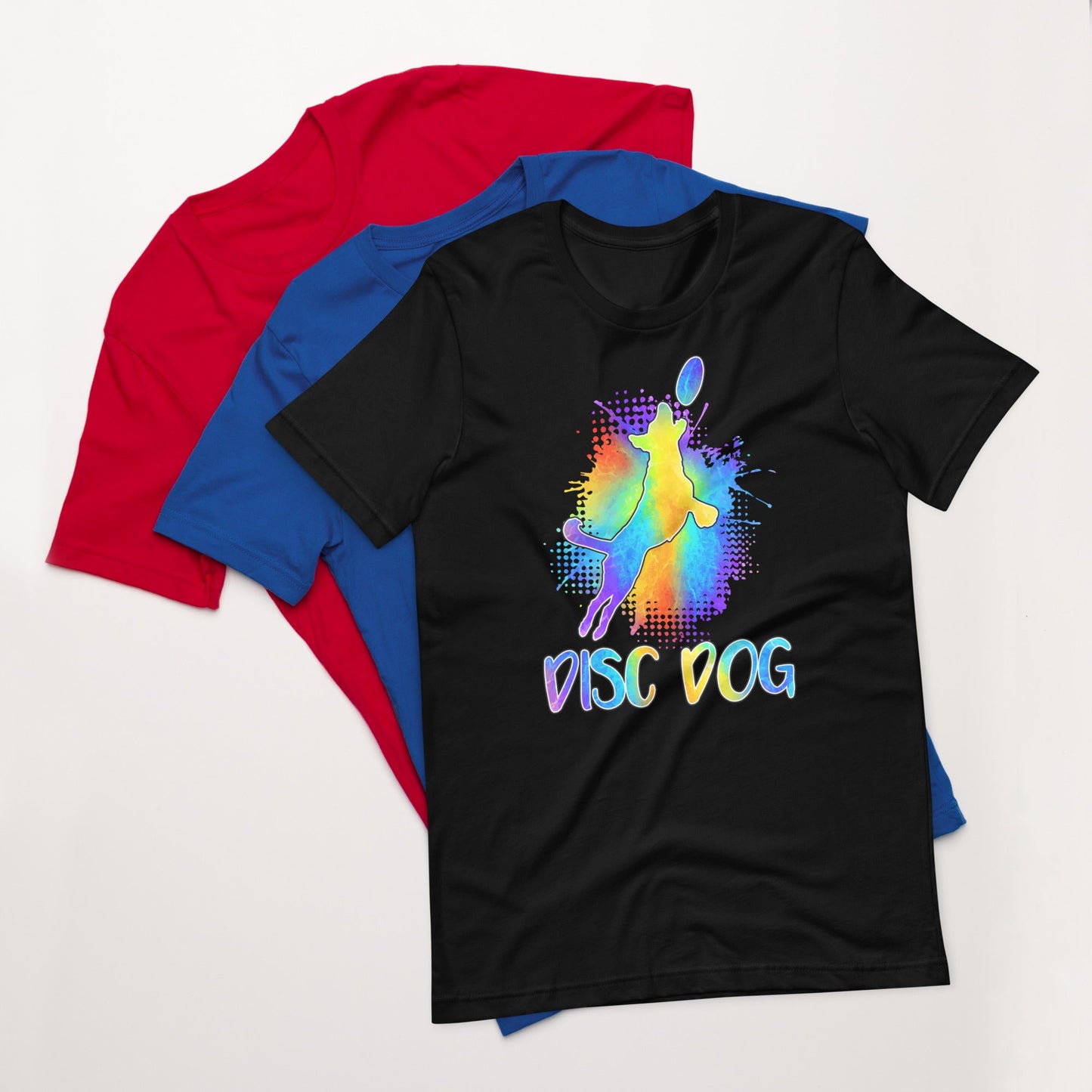 Disc Dog Watercolor T-Shirt