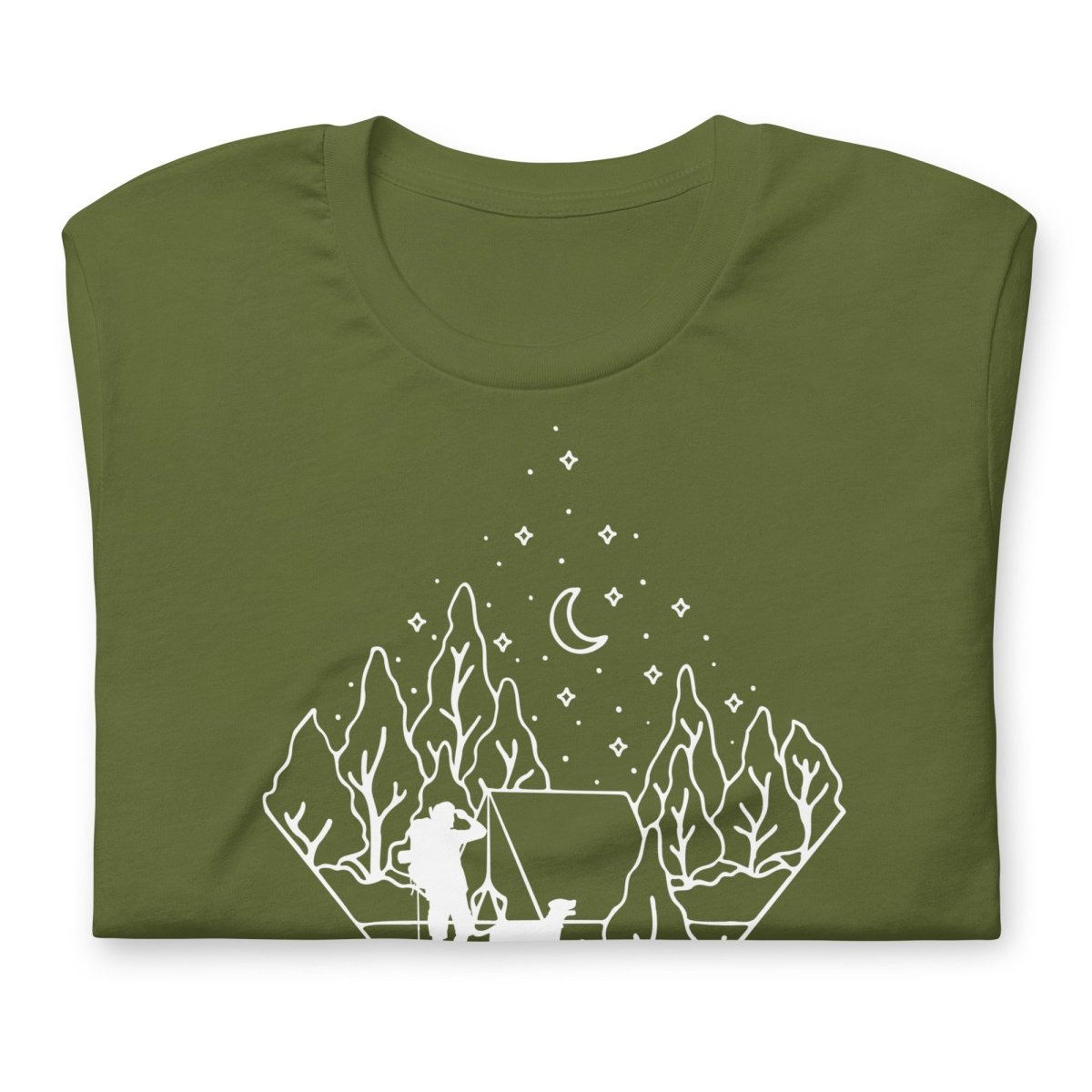 Dog Dad Camping T-Shirt - DoggyLoveandMore