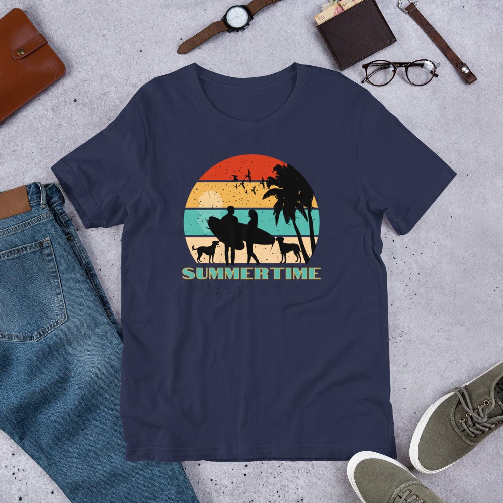 Dog Family Summertime T-Shirt - DoggyLoveandMore