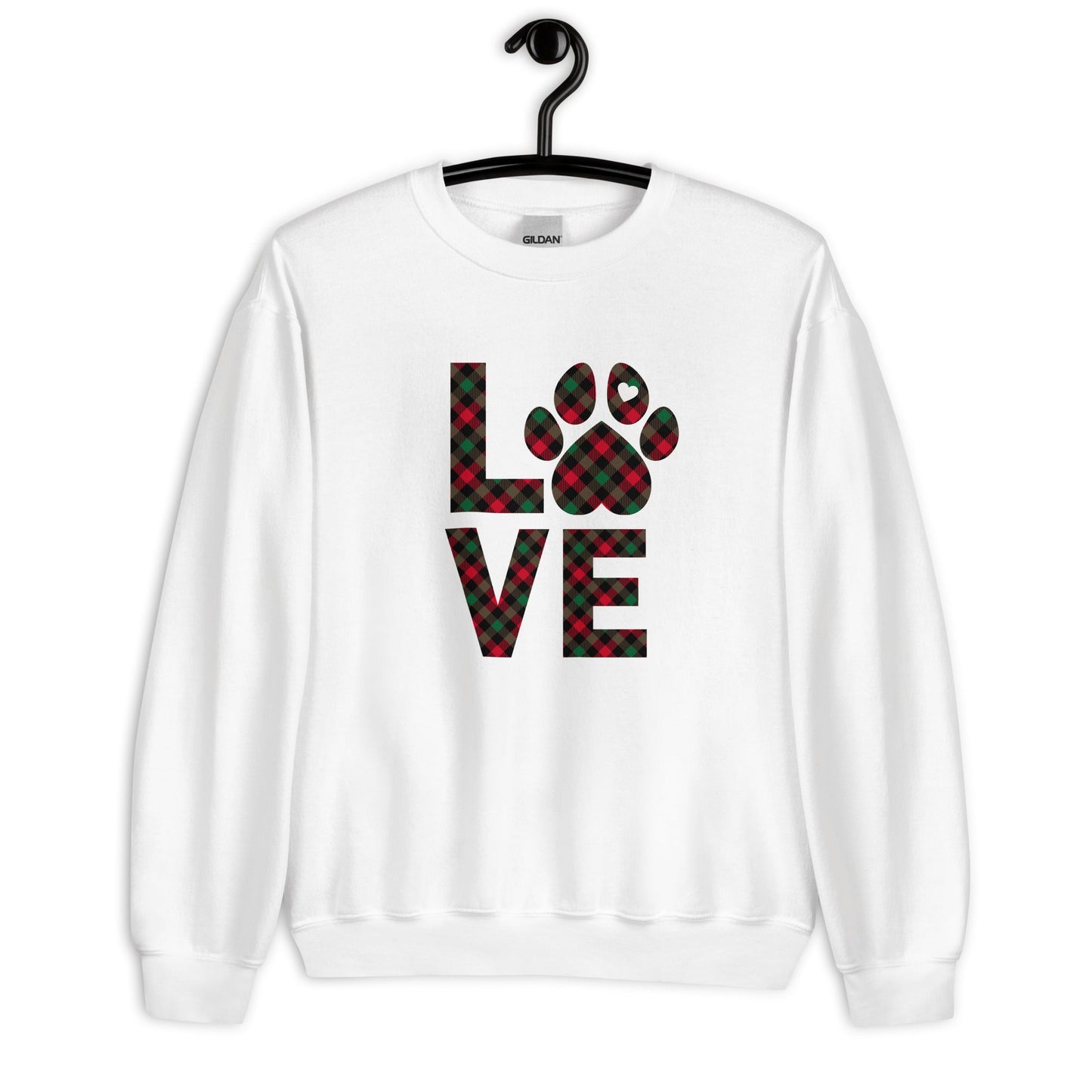 Dog LOVE Christmas Sweatshirt - DoggyLoveandMore