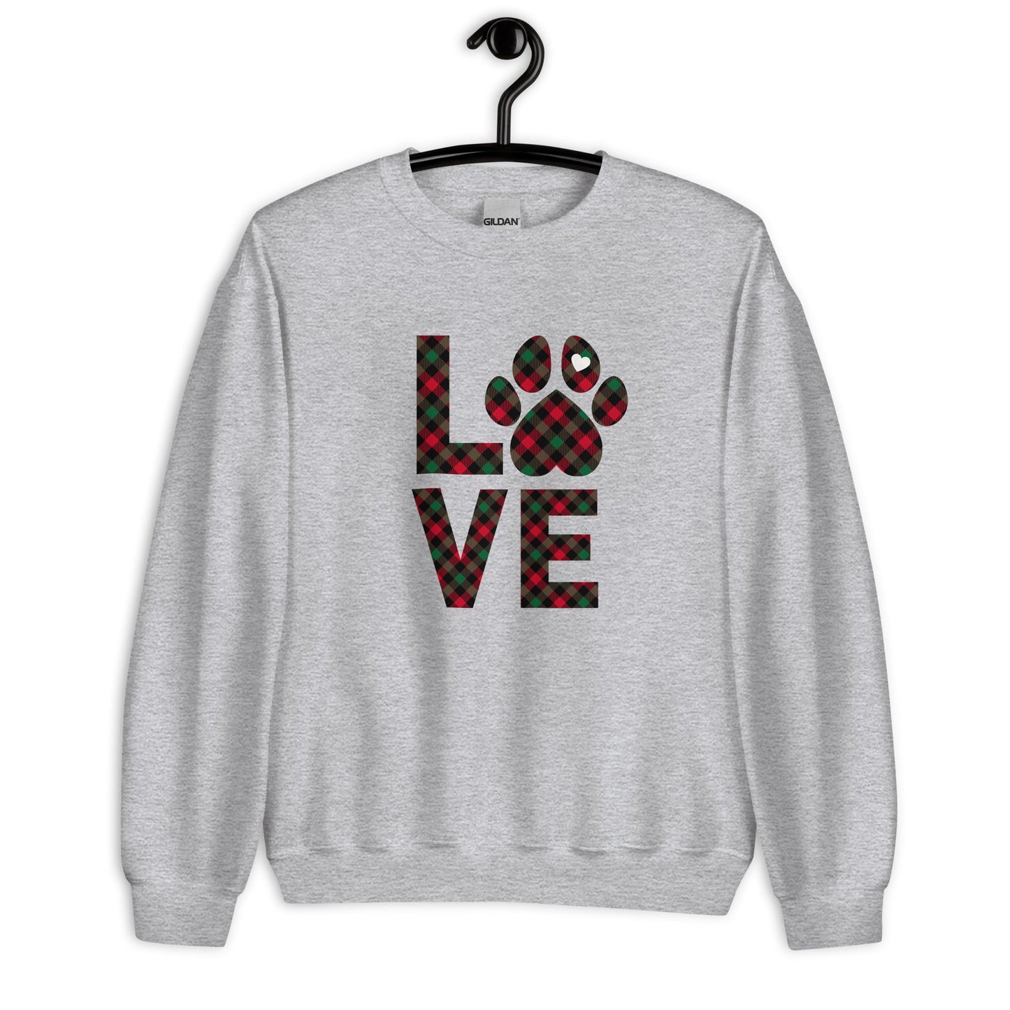 Dog LOVE Christmas Sweatshirt - DoggyLoveandMore