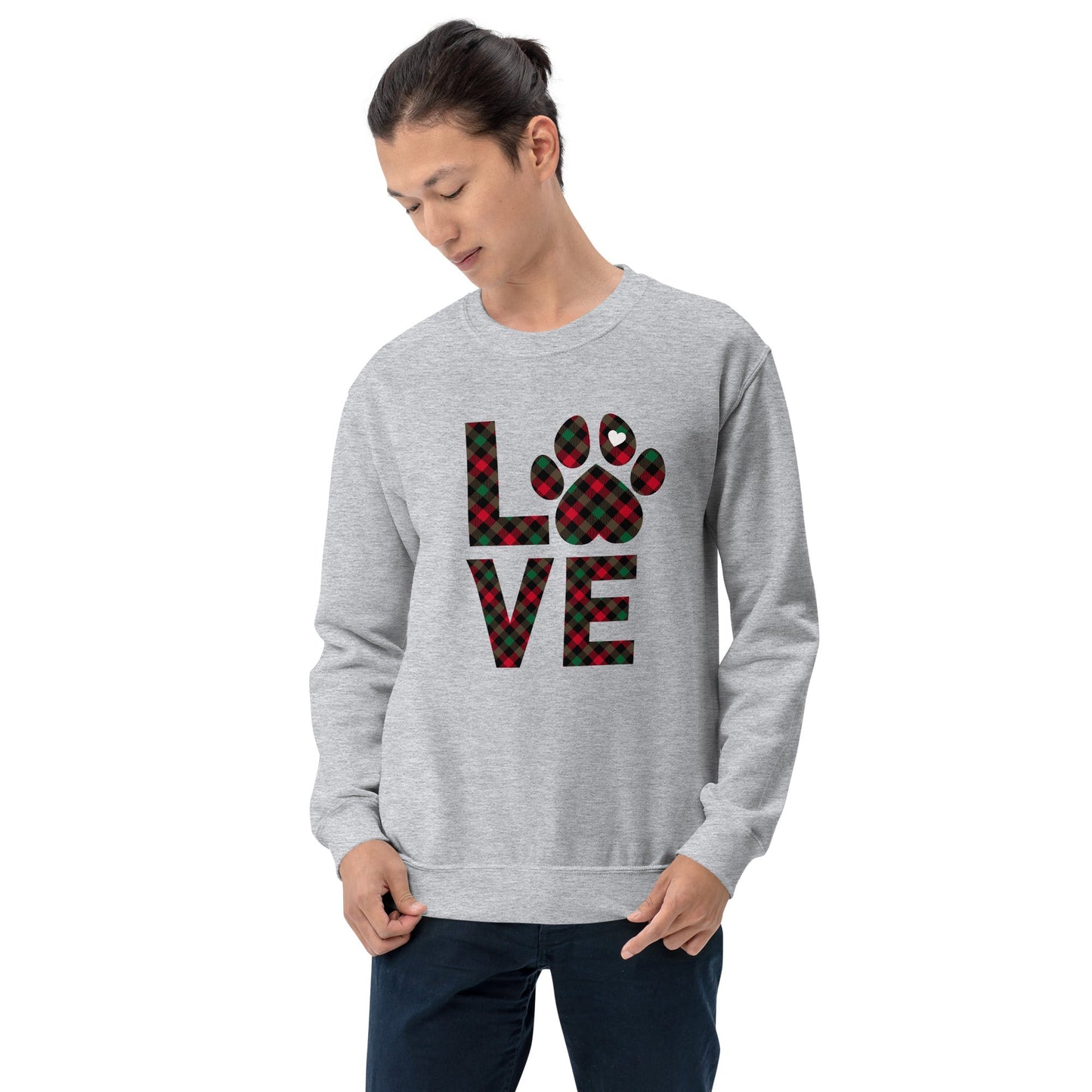 Dog LOVE Christmas Sweatshirt - DoggyLoveandMore