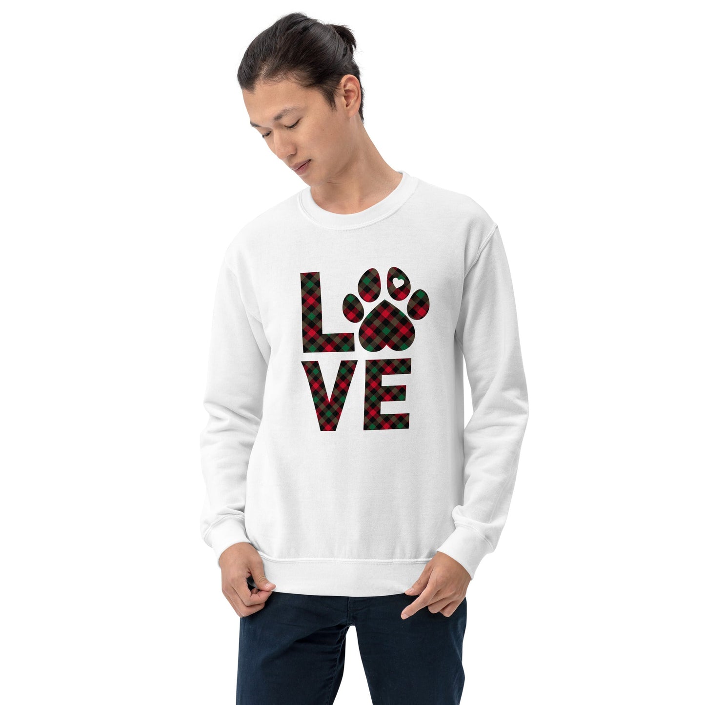 Dog LOVE Christmas Sweatshirt - DoggyLoveandMore