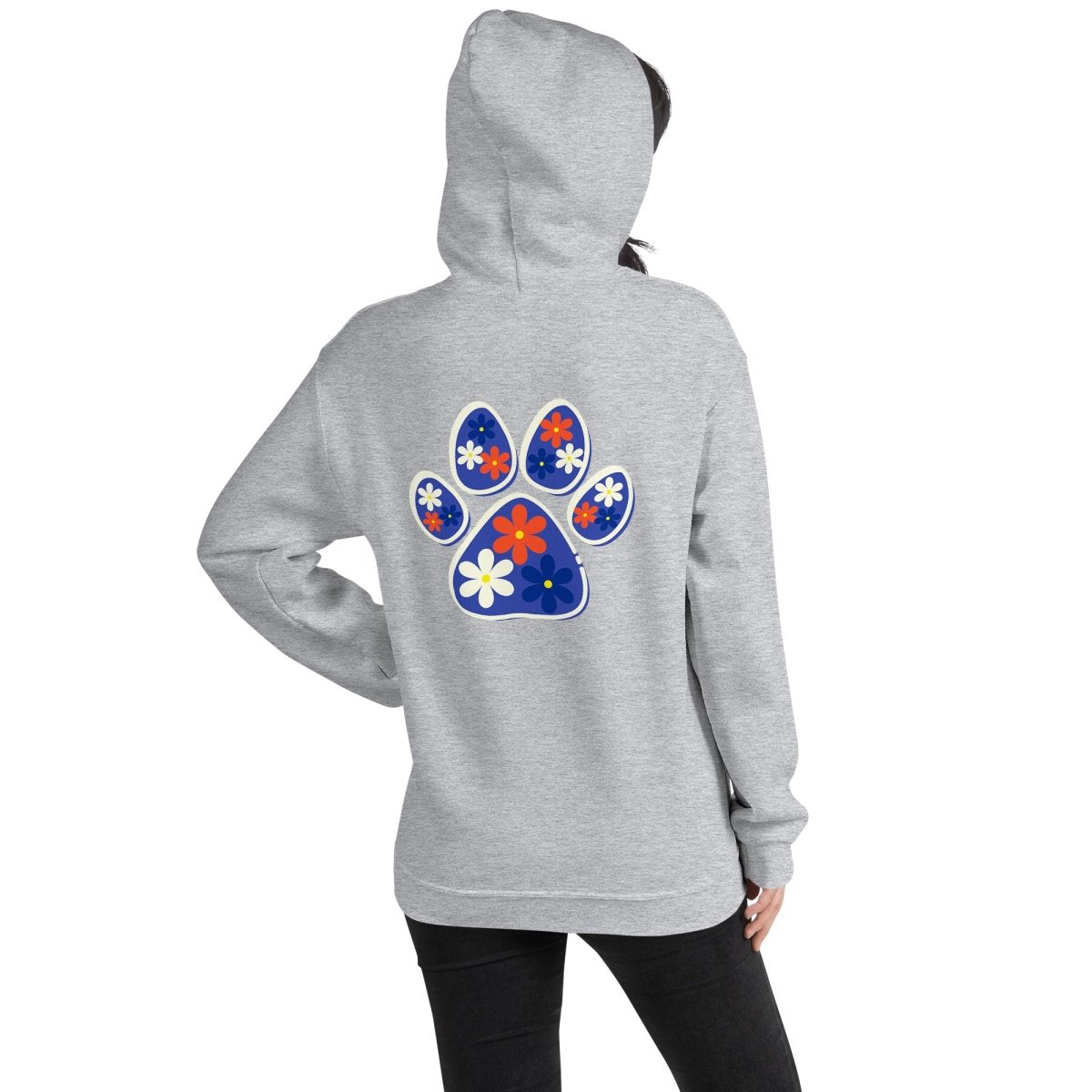 Dog Mama Flower Hoodie - DoggyLoveandMore