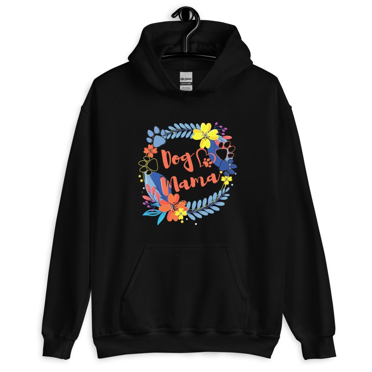 Dog Mama Flower Hoodie - DoggyLoveandMore