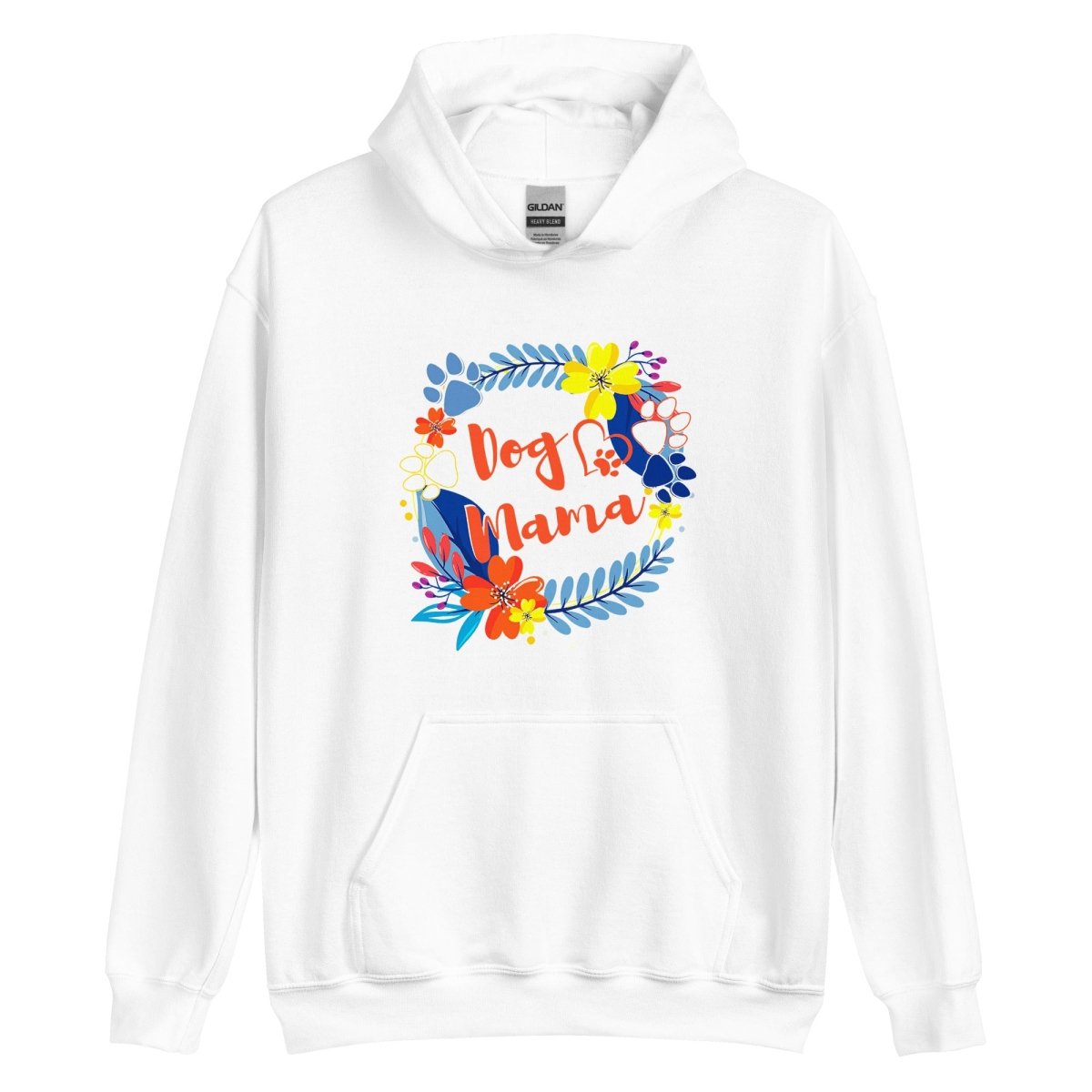 Dog Mama Flower Hoodie - DoggyLoveandMore