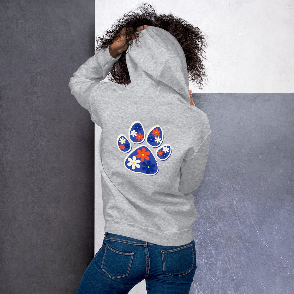 Dog Mama Flower Hoodie - DoggyLoveandMore