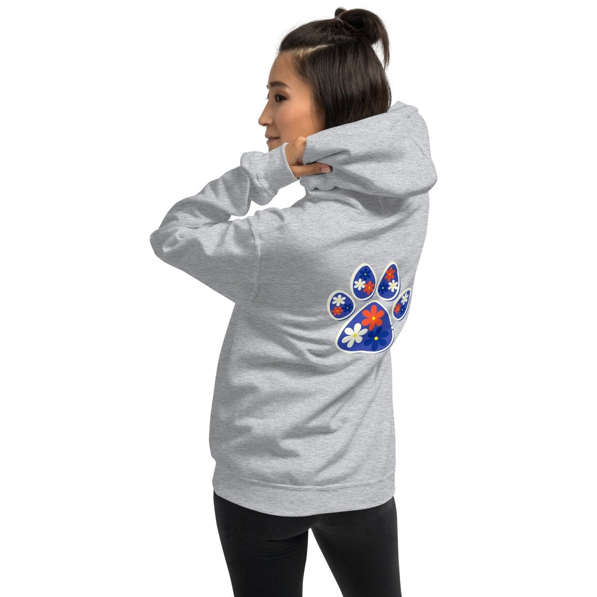 Dog Mama Flower Hoodie - DoggyLoveandMore