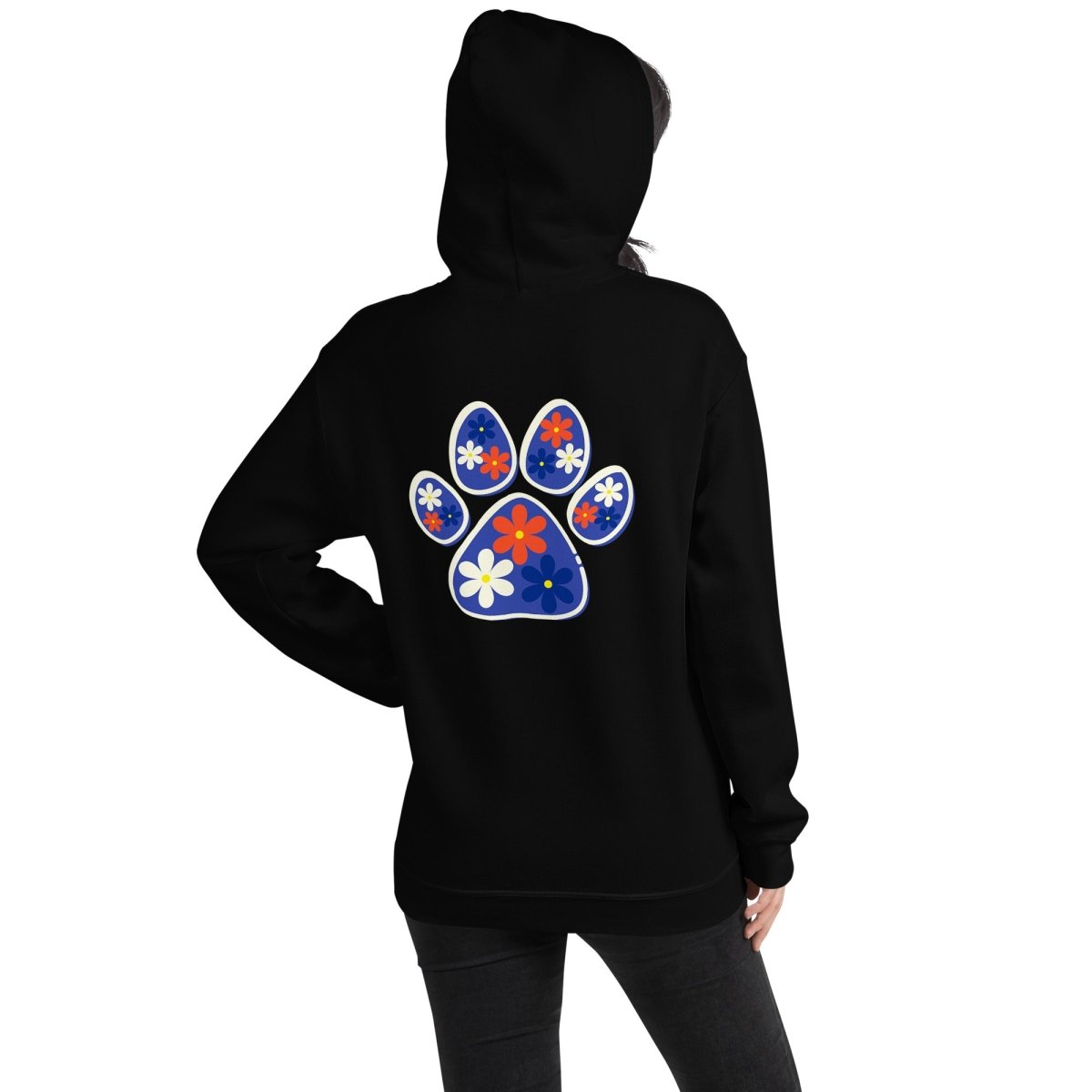 Dog Mama Flower Hoodie - DoggyLoveandMore