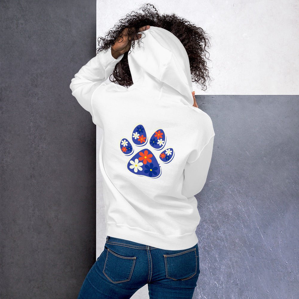 Dog Mama Flower Hoodie - DoggyLoveandMore