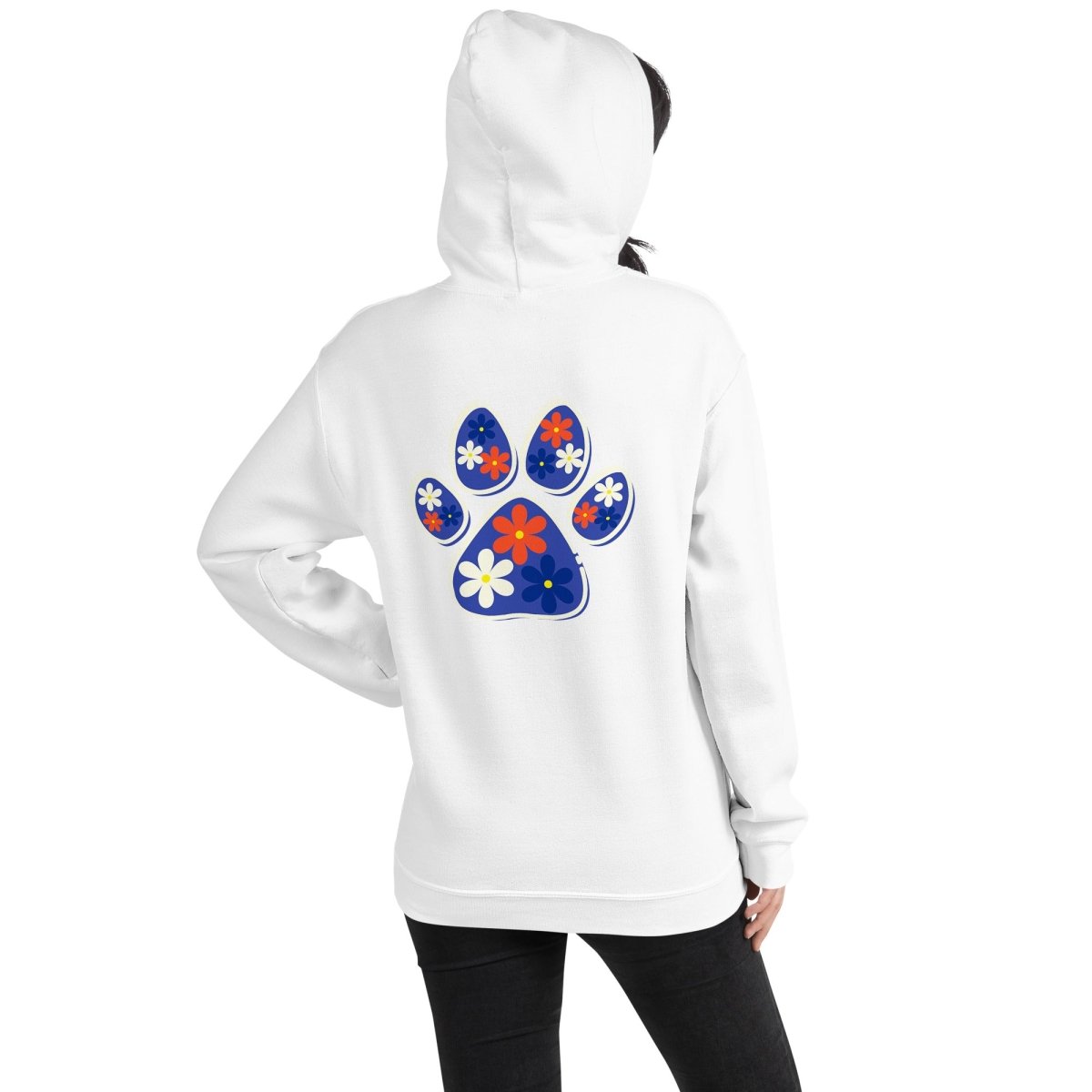 Dog Mama Flower Hoodie - DoggyLoveandMore