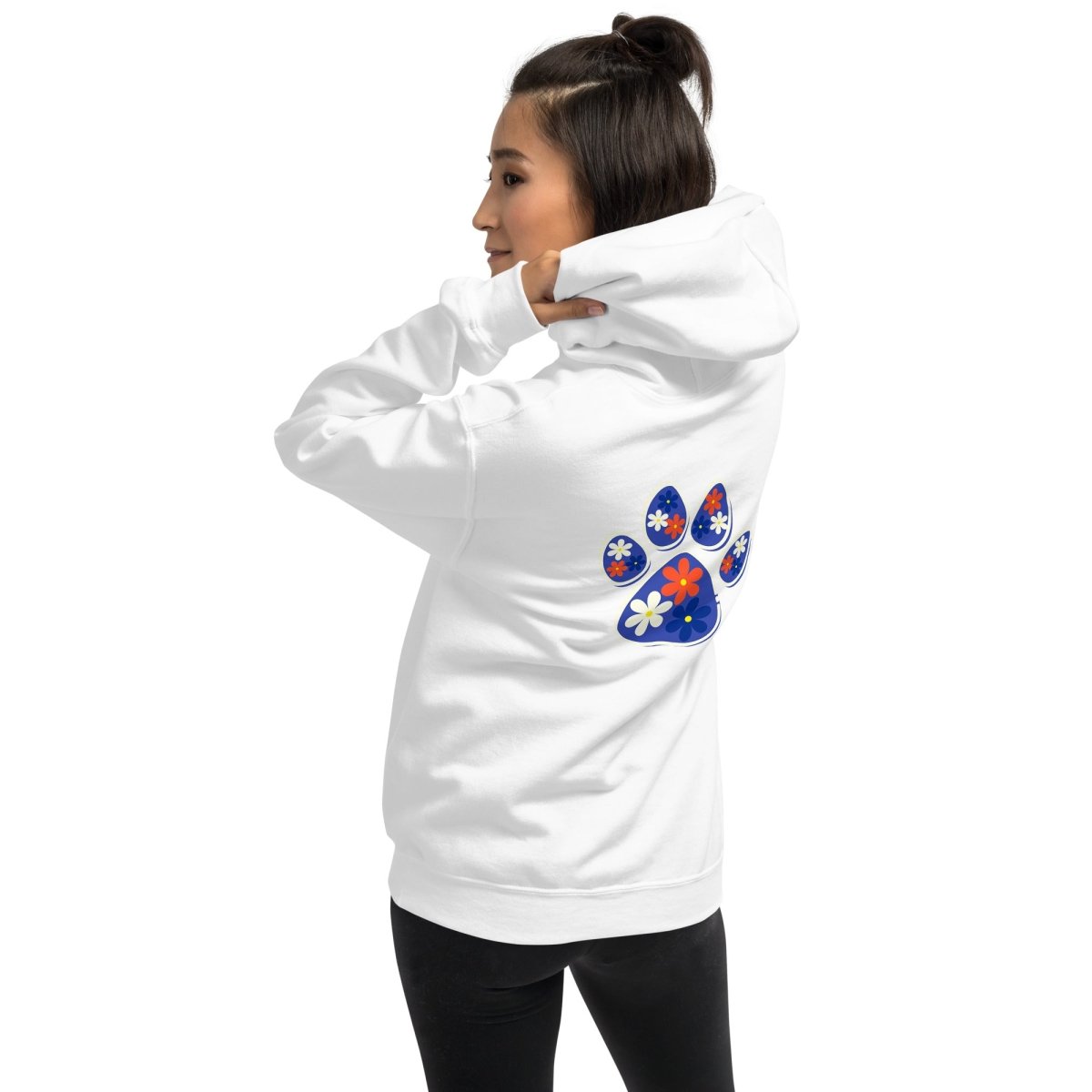 Dog Mama Flower Hoodie - DoggyLoveandMore