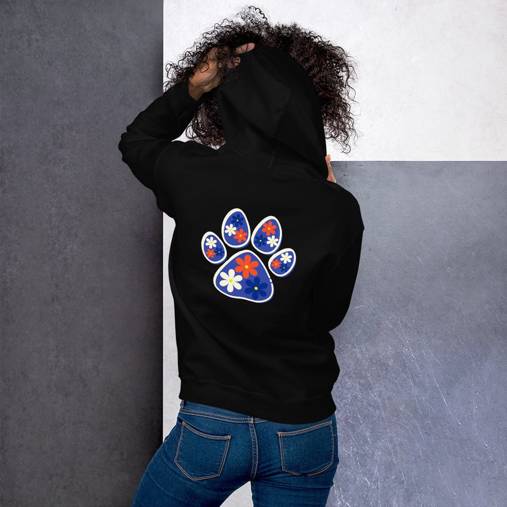 Dog Mama Flower Hoodie - DoggyLoveandMore